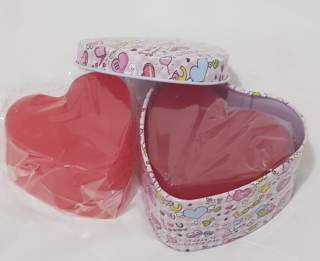 Heart Shaped Tin with Glycerine Soap 90g Tins vary